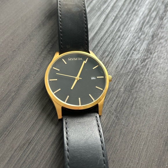 MVMT- Men’s Black and Gold Watch - Picture 2 of 4